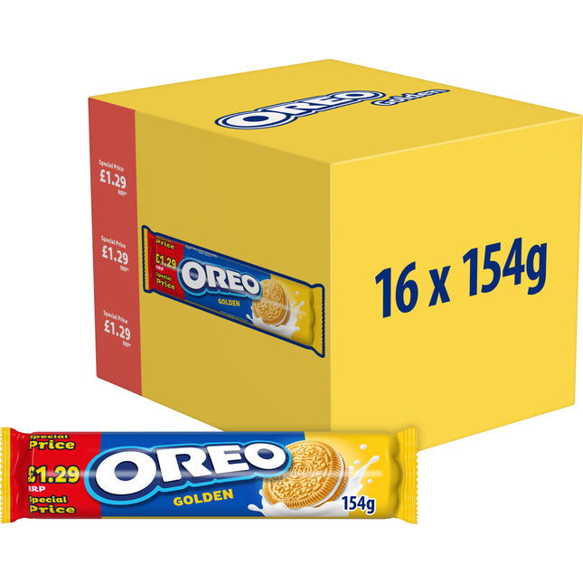 Oreo Golden Cookies 154g  £1.29