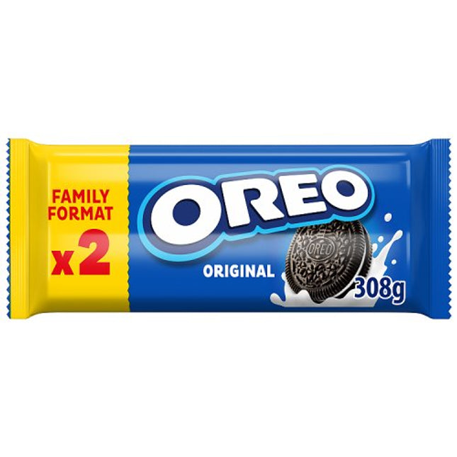 Oreo Original Vanilla Sandwich Biscuits Twin Pack 154g x 2