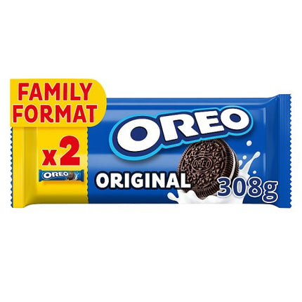 Oreo Original Vanilla Sandwich Biscuits Twin Pack 154g x 2