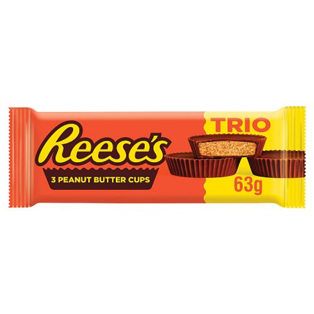 Reeses 3 Peanut Butter Cups 63g