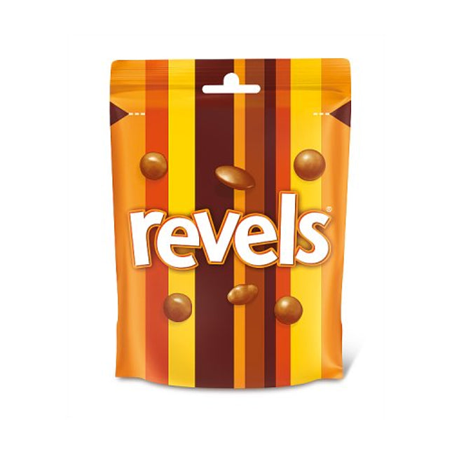 Revels Milk Chocolate with Raisins, Coffee & Orange Bites Pouch Bag 101g