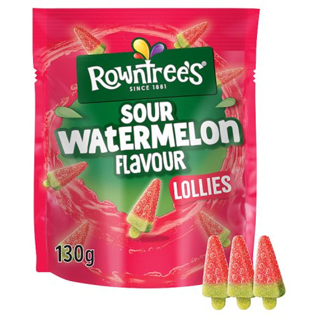 Rowntrees Watermelon Lollies Pouch 130g