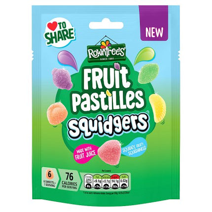 Rowntrees Fruit Pastille Squidgers Pouch 120g