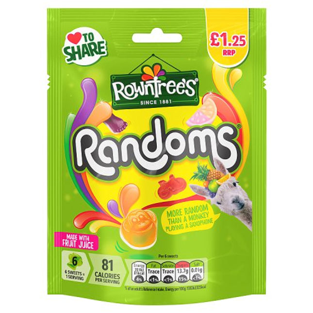 Rowntrees Randoms Pouch 120g £1.25