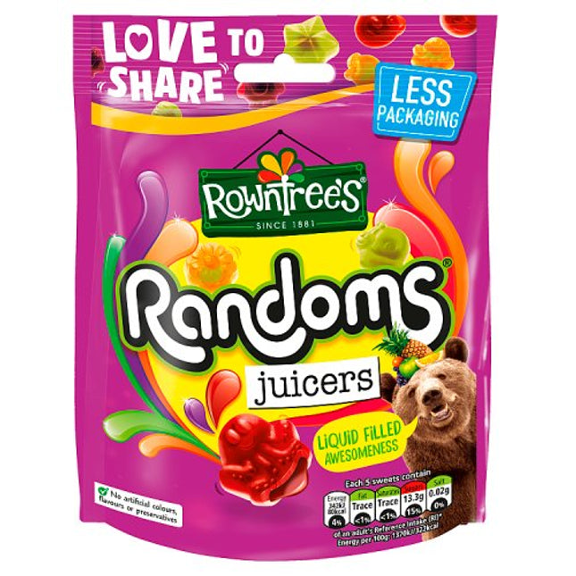 Rowntrees Randoms Juicers Pouch 140g