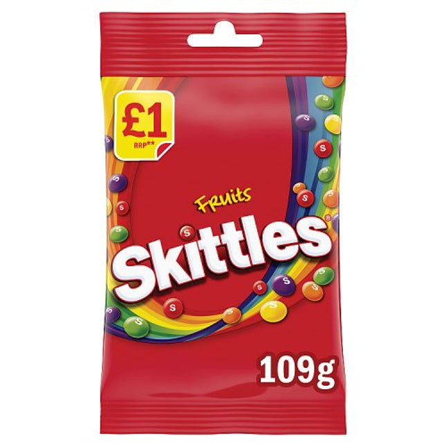 Skittles Fruits Sweets Treat Bag 109g £1.00