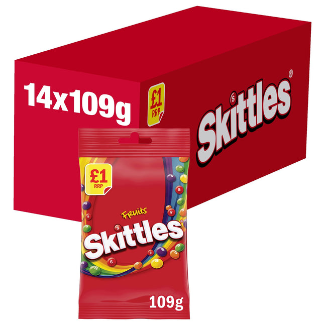 Skittles Fruits Sweets Treat Bag 109g £1.00