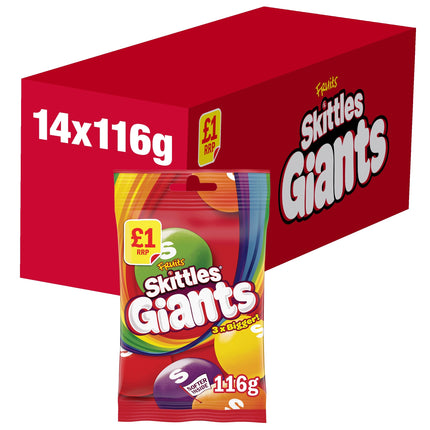 Skittles Giant Fruit Treat Bag 116g £1