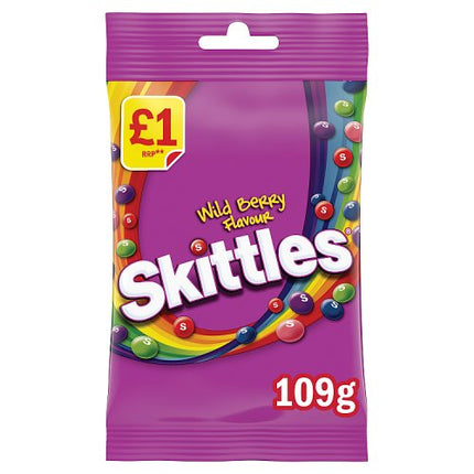 Skittles Wild Berry Treat Bag 109g £1.00