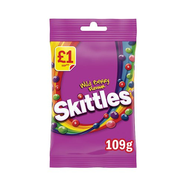 Skittles Wild Berry Treat Bag 109g £1.00