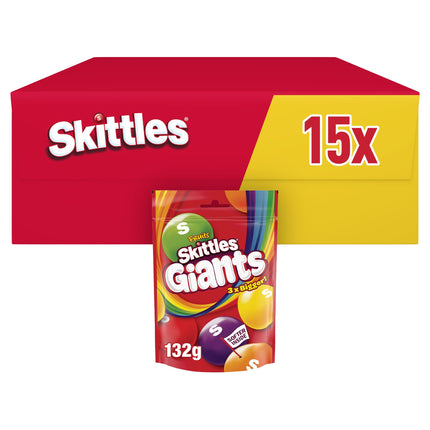 Skittles Fruits Giants Pouch Bag 132g