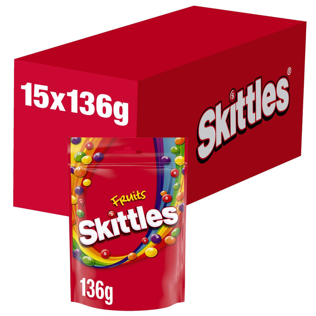 Skittles Fruit Pouch Bag 136g