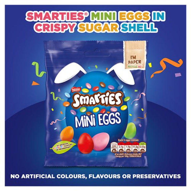 Smarties Mini Eggs Pouch 80g