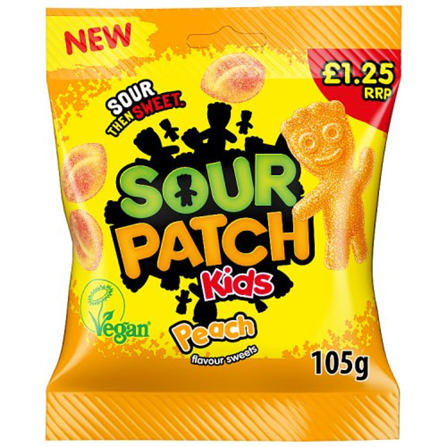 Sour Patch Kids Peach 105g PMP £1.25