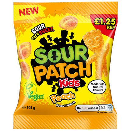 Sour Patch Kids Peach 105g PMP £1.25