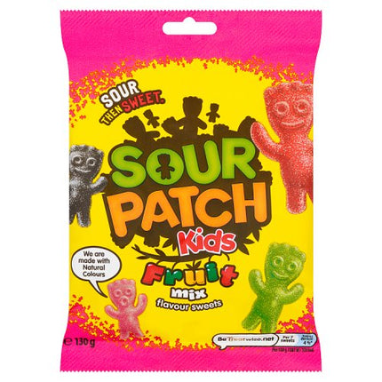 Sour Patch Kids Fruit Mix Sweets Bag 130g