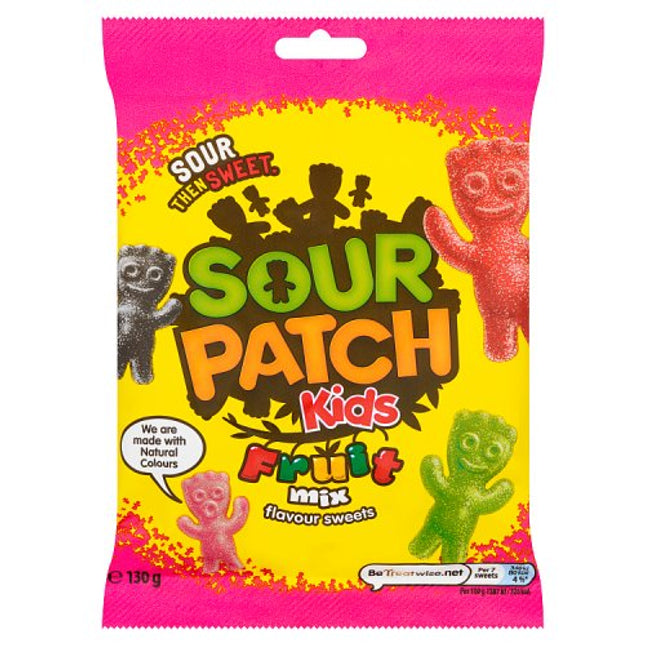 Sour Patch Kids Fruit Mix Sweets Bag 130g