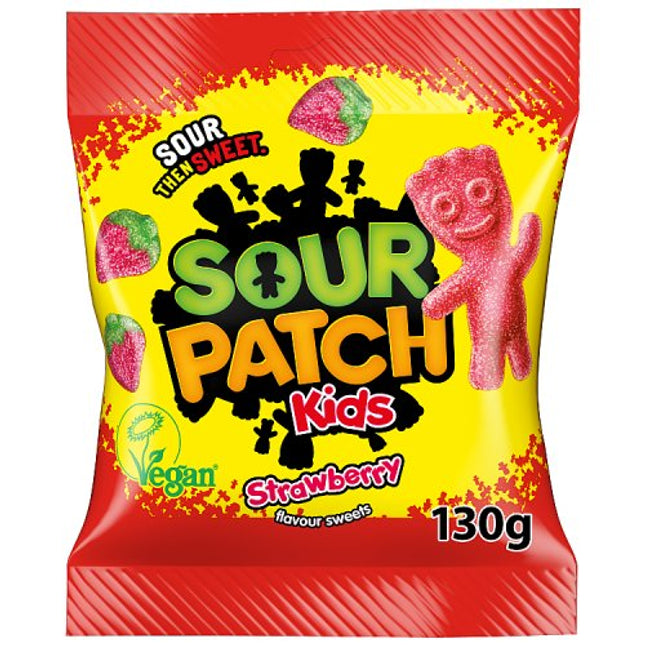 Sour Patch Kids Strawberry Flavour Sweets Bag 130g