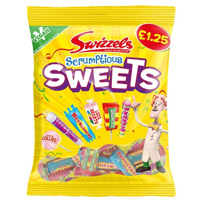 Swizzels Scrumptious Sweets 134g £1.25