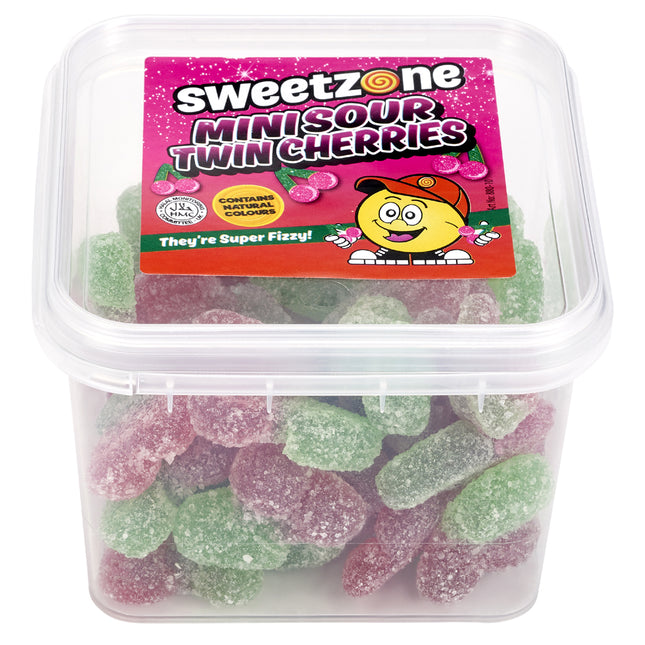 Sweetzone Tub Sour Twin Cherries 170g