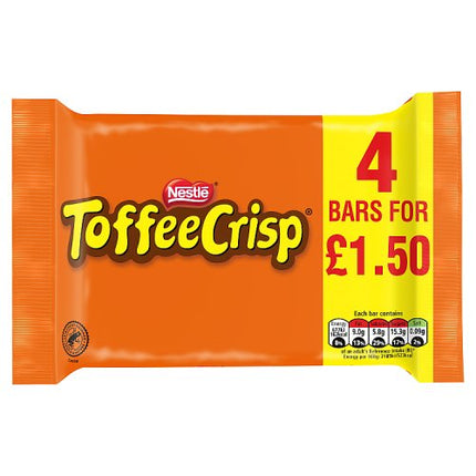 Toffee Crisp 4 Pack 124g £1.50