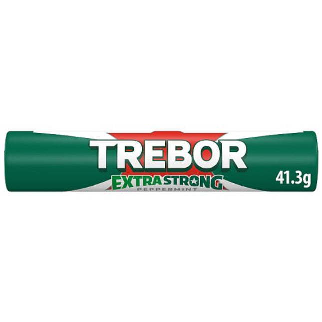 Trebor Extra Strong Peppermint Mints Roll 41.3g