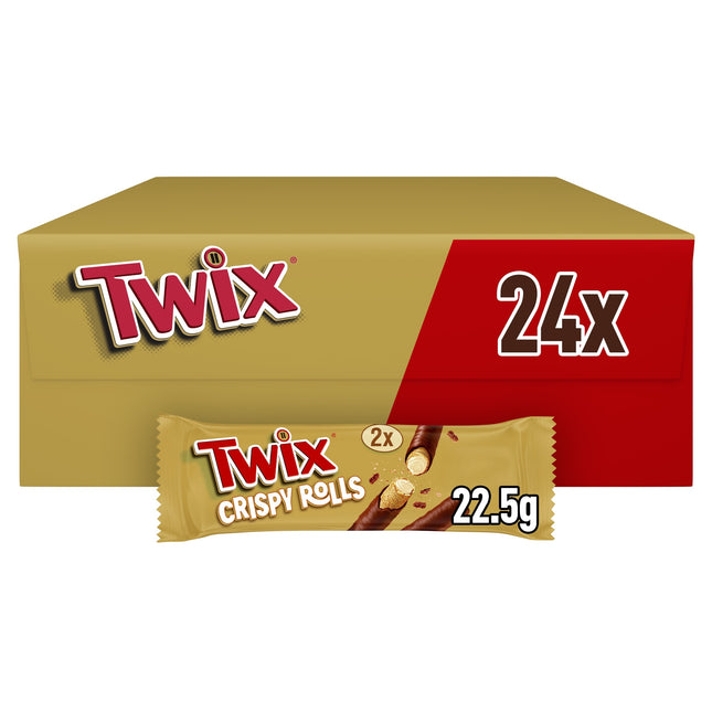 Twix Chocolate & Caramel Crispy Rolls 22.5g