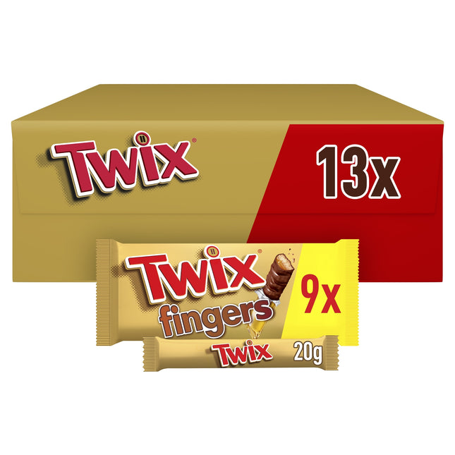 Twix Chocolate Biscuit 9 Pack 180g