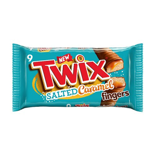 Twix Salted Caramel & Milk Chocolate Bars Multipack 9x20g