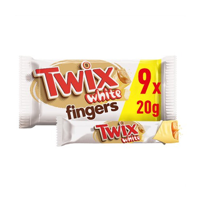 Twix Caramel & White Chocolate Bars Multipack 180g