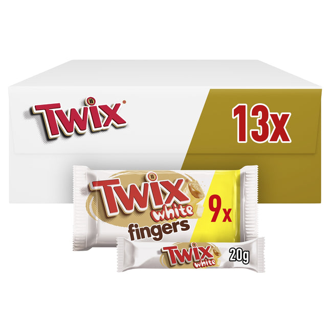 Twix Caramel & White Chocolate Bars Multipack 180g
