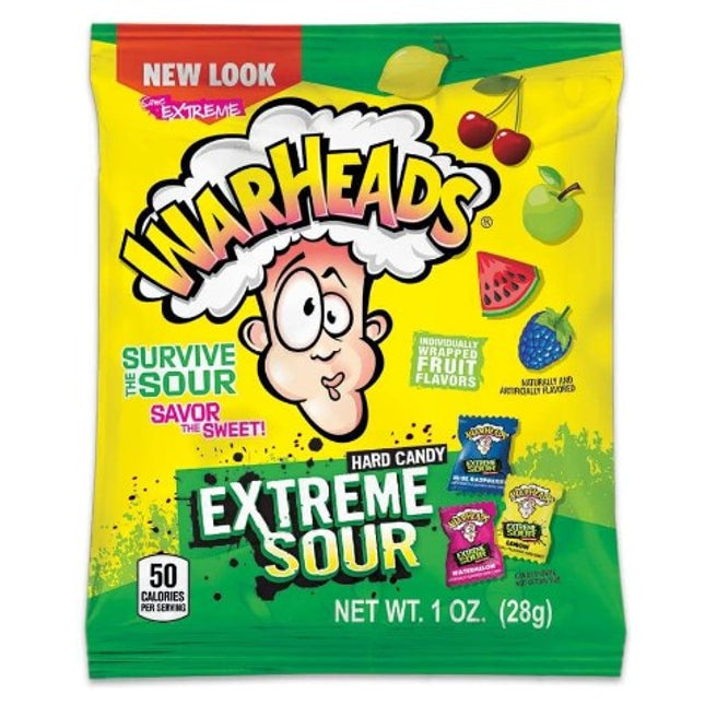 Warheads Extreme Sour Hard Candy Pack 28g