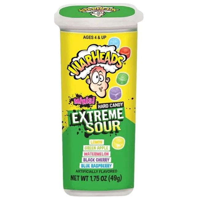 Warheads Extreme Sour Hard Candy Tub 49g