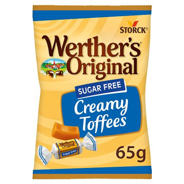 Werthers Creamy Toffees Sugar Free Bag 65g £1.25