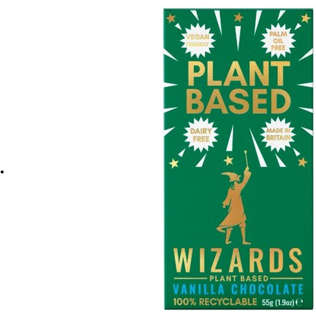 Wizards Plant Based Vanilla Chocolate 55g
