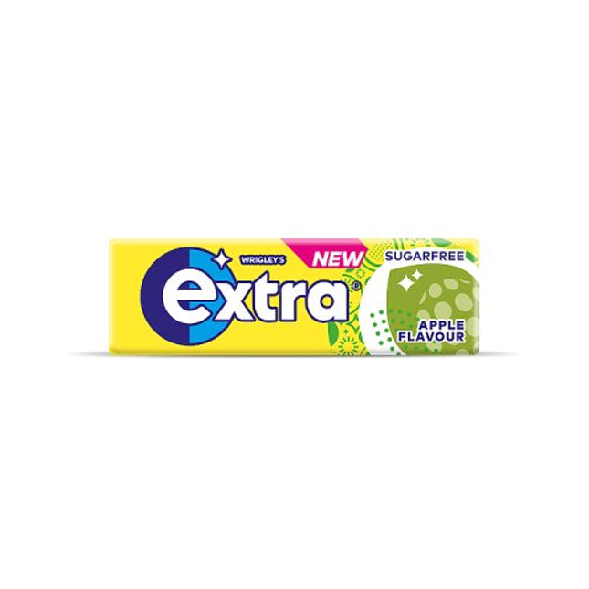 Wrigley Extra Apple Sugarfree Chewing Gum 10 Pieces