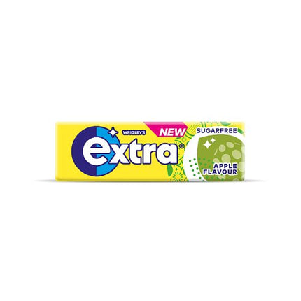 Wrigley Extra Apple Sugarfree Chewing Gum 10 Pieces