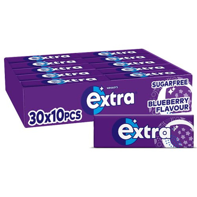 Wrigley Extra Blueberry Sugarfree Chewing Gum 10 Pieces