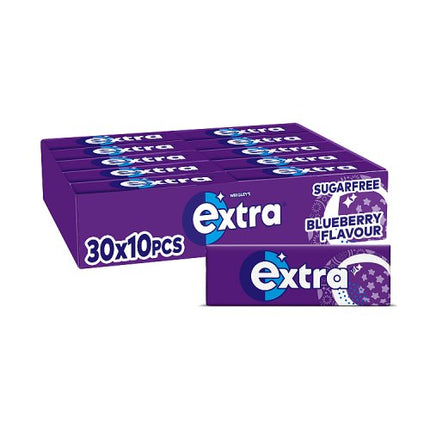 Wrigley Extra Blueberry Sugarfree Chewing Gum 10 Pieces