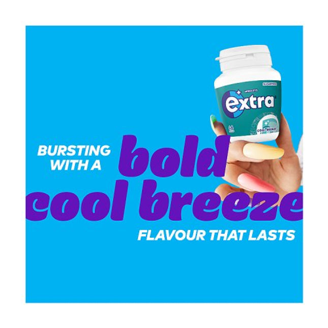 Extra Cool Breeze Sugarfree Chewing Gum Bottle 46 Pieces