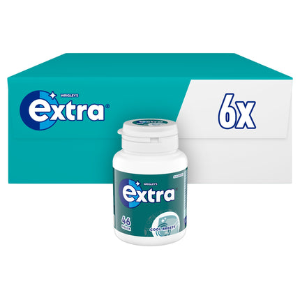 Extra Cool Breeze Sugarfree Chewing Gum Bottle 46 Pieces
