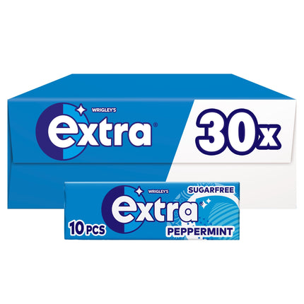 Extra Peppermint Sugarfree Chewing Gum 10 Pieces