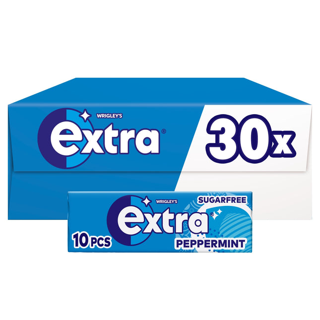 Extra Peppermint Sugarfree Chewing Gum 10 Pieces