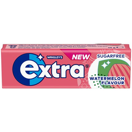 Wrigley Extra Watermelon Sugar Free Chewing Gum 10 Pieces