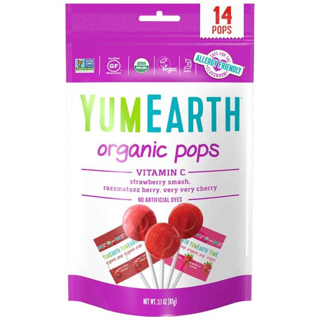 YumEarth Organic Vitamin C 14 Pops
