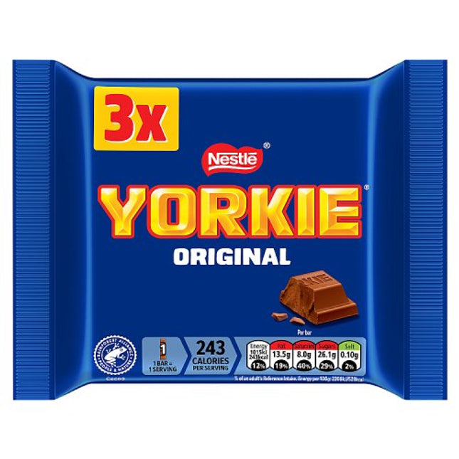 Yorkie Milk Chocolate 3 Pack (3x46g)