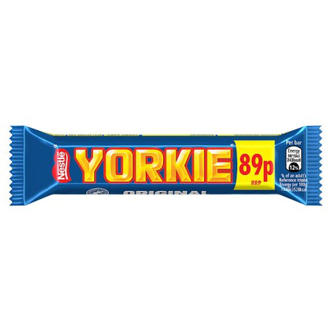 Yorkie Milk Chocolate Bar 46g 89p