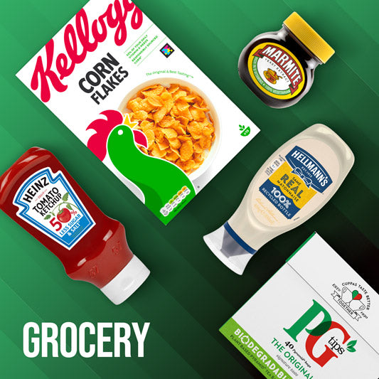 Range of grocery lines available for wholesale distribution