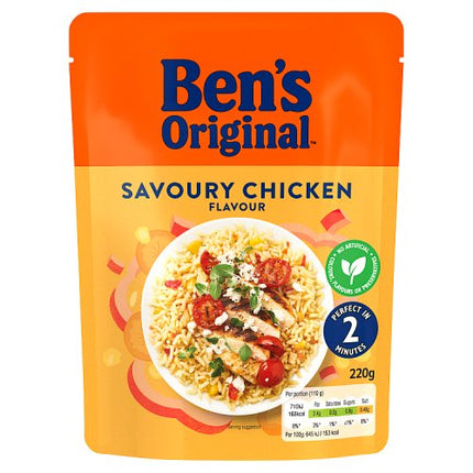 Ben's Original Ready to Heat Savoury Chicken Rice 220g