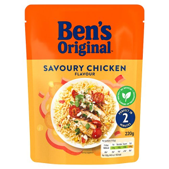 Ben's Original Ready to Heat Savoury Chicken Rice 220g